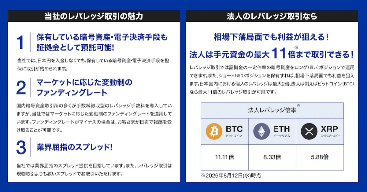 レバレッジ取引の説明